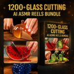 1200+ Glass Cutting Reels Bundle – Premium Viral Reels Bundle with AI ASMR Style Satisfying Clips (Amazing Results) | BetterBundle.in - betterbundle.in