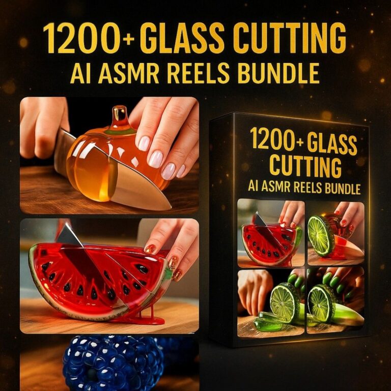 1200+ Glass Cutting Reels Bundle – Premium Viral Reels Bundle with AI ASMR Style Satisfying Clips (Amazing Results) | BetterBundle.in - betterbundle.in