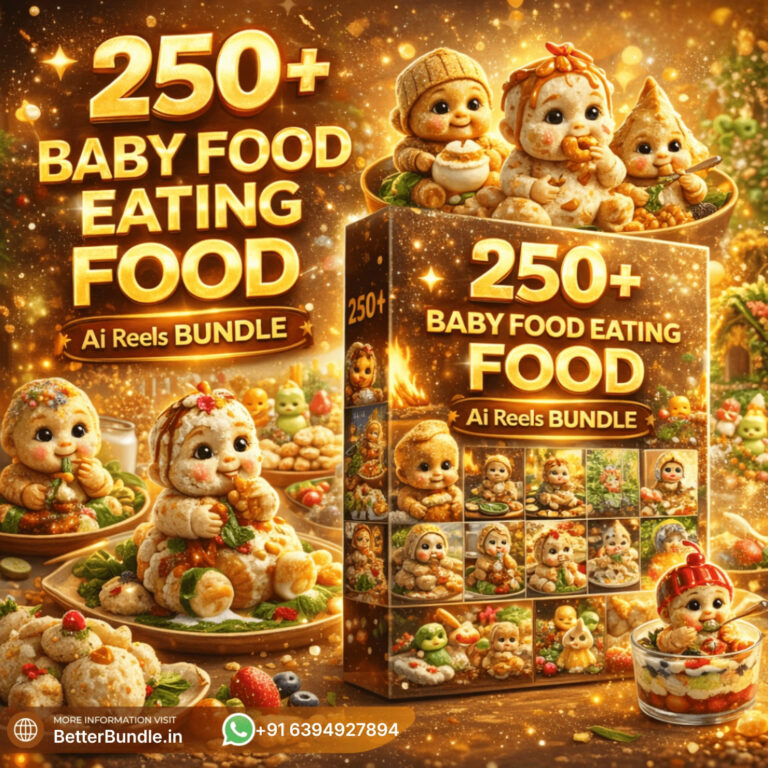 250+ Baby Food Eating AI Reels Bundle – Irresistible Viral Baby Reels for Explosive Growth in 2025 | BetterBundle.in - betterbundle.in