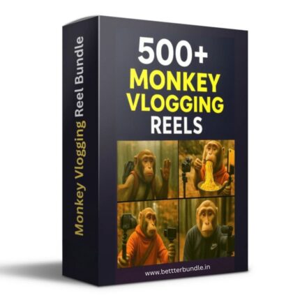 500+ AI Monkey Vlogs Style Vlogging Video Bundle | Viral AI Video Pack| Betterbundle.in - betterbundle.in