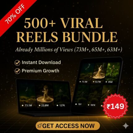 500+ Viral Reels Bundle for Instagram Growth – Download Viral Reels (70% OFF) - betterbundle.in
