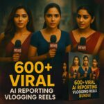 600+ Viral AI Reporting & Vlogging Reels Bundle – Boost Engagement & Grow Fast – HD AI Reels for Social Media Creators - betterbundle.in