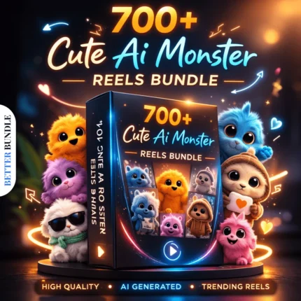700+ Cute AI Monster Reels Bundle Download – Best Viral Instagram Pack (Instant Access) | BetterBundle.in - betterbundle.in