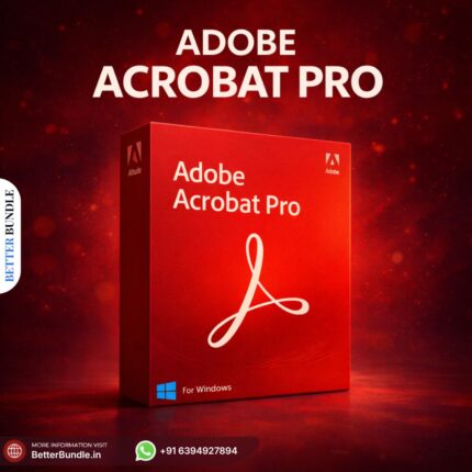 Adobe Acrobat Pro 2026 – Powerful Professional PDF Editor Software | BetterBundle.in - betterbundle.in
