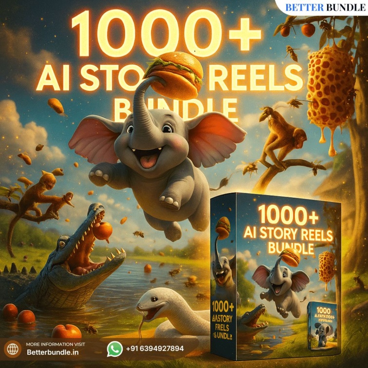 AI Story Reels Bundle – Viral Reels for Instagram Growth in 2026 (Trending Content) | BetterBundle.in - betterbundle.in