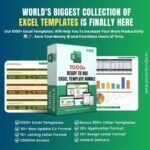 Best Excel Sheet Template Bundle – 1000+ Business, Finance, Project & Personal Excel Templates - betterbundle.in