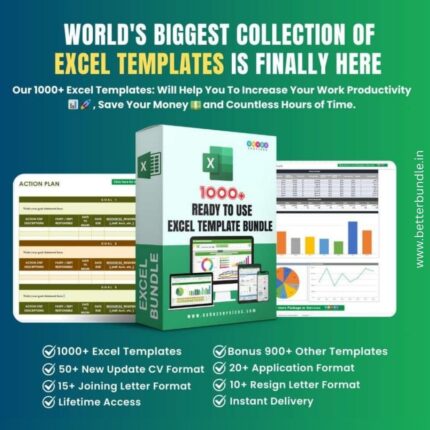 Best Excel Sheet Template Bundle – 1000+ Business, Finance, Project & Personal Excel Templates - betterbundle.in