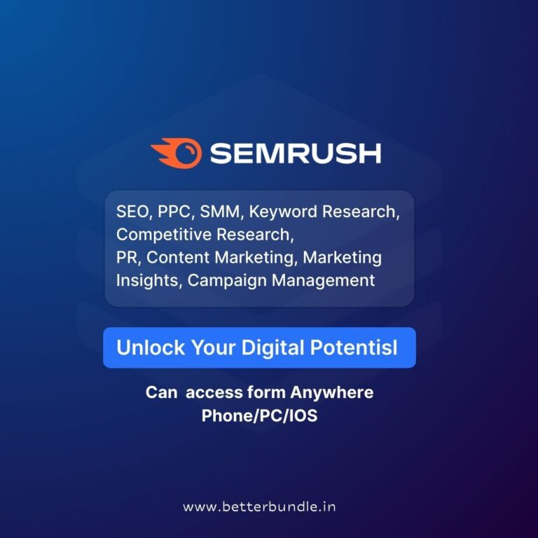 SEMrush Guru Premium – Advanced SEO Tool for Keyword Research, Competitor Analysis & Traffic Growth | BetterBundle.in - betterbundle.in
