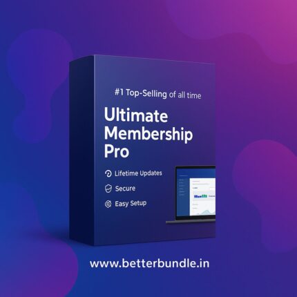 Ultimate Membership Pro – Best WordPress Membership Plugin | Secure, Lifetime Updates & Easy Setup - betterbundle.in