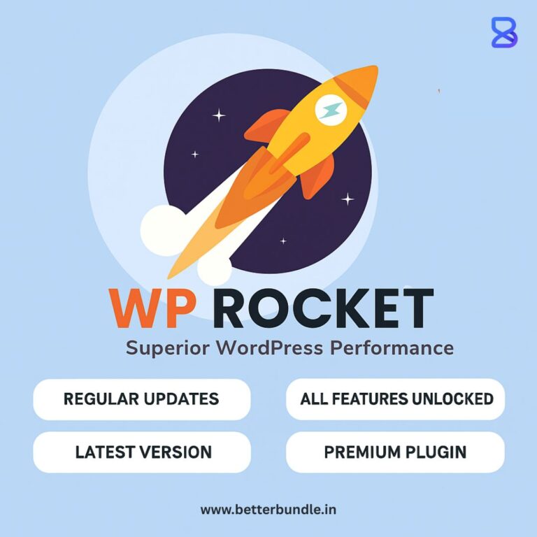 WP Rocket GPL WordPress Plugin – Secure, Unlimited Domains & 1-Year Updates | BetterBundle.in - betterbundle.in